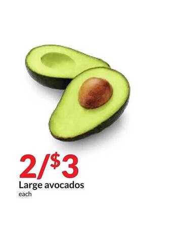 Hy-Vee Large avocados offer