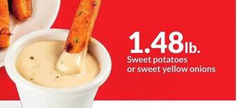 Hy-Vee Sweet potatoes or sweet yellow onions offer