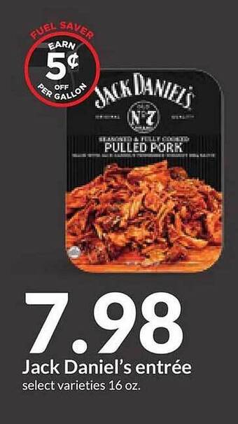 Hy-Vee Jack daniel's entrée offer