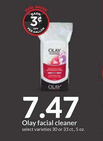 Hy-Vee Olay facial cleaner offer
