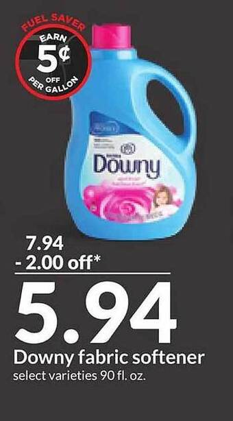 Hy-Vee Downy fabric softener offer
