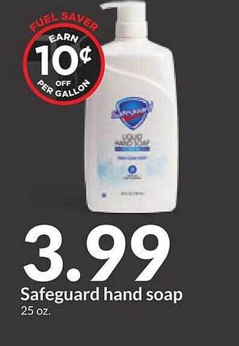 Hy-Vee Safeguard hand soap offer