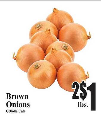 Baja Ranch Brown onions offer