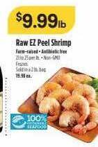 Bel Air Markets Raw ez peel shrimp offer