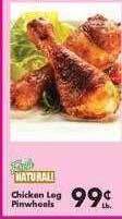Fairplay Chicken leg pinwheels offer