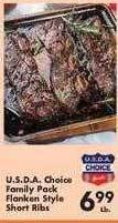 Fairplay Usda choice family pack flanken style short ribs offer