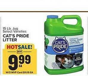 Food Lion Cat's pride litter offer