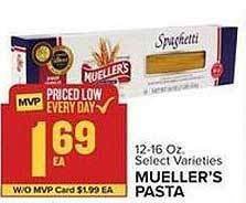 Food Lion Mueller's pasta offer