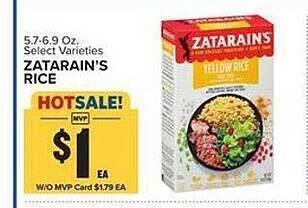 Food Lion Zatarain's rice offer