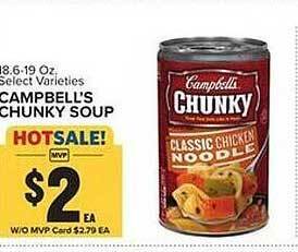 Food Lion Campbell's chunky soup offer