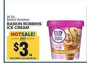 Food Lion Baskin robbins ice cream offer
