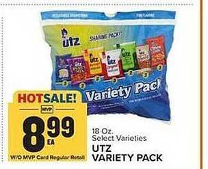 Food Lion Utz variety pack offer