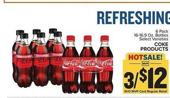 Food Lion Coke products offer