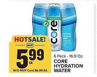 Food Lion Core hydration water offer