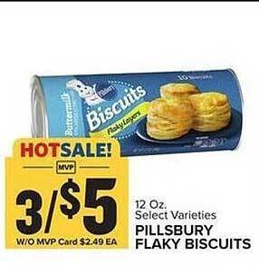 Food Lion Pillsbury flaky biscuits offer