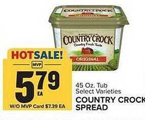 Food Lion Country crock spread offer