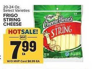 Food Lion Frigo string cheese offer