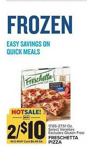 Food Lion Freschetta pizza offer