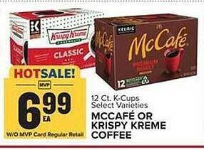 Food Lion Mccafé or krispy kreme coffee offer