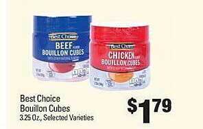 IGA Best choice bouillon cubes offer