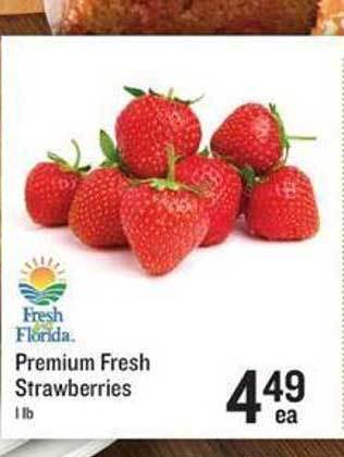 Lowes Foods Premium fresh strawberries offer