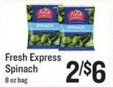 Lowes Foods Fresh express spinach offer
