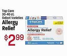 Maceys Top care allergy relief offer