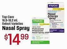 Maceys Top care nasal spray offer