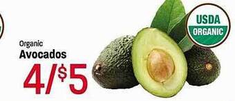 Maceys Organic avocados offer