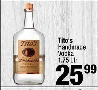 Super King Markets Tito's handmade vodka offer