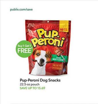 Publix Pup-peroni dog snacks offer