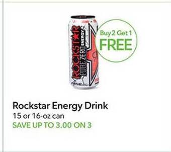 Publix Rockstar energy drink offer