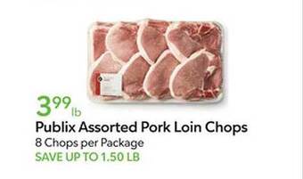 Publix Publix assorted pork loin chops offer