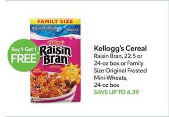 Publix Kellogg's cereal offer