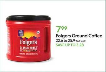 Publix Folgers ground coffee offer