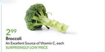 Publix Broccoli offer