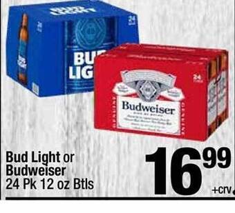 Super King Markets Bud light or budweiser offer