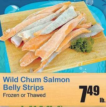 Times Supermarkets Wild chum salmon belly strips offer