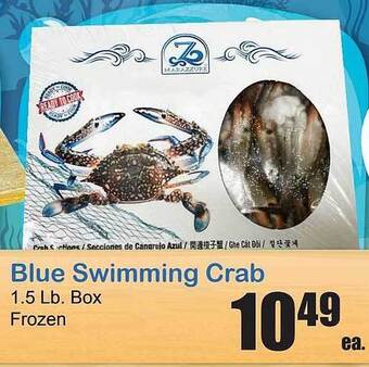 Times Supermarkets Blue swimming crab offer