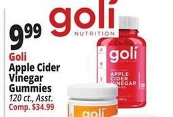 Ocean State Job Lot Goli apple cider vinegar gummies offer
