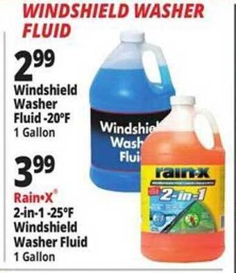 Ocean State Job Lot Windshield washer fluid offer