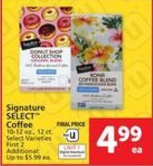 Safeway Signature Select Coffee offer