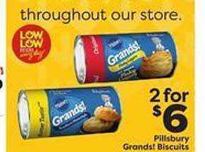 Weis Markets Pillsbury grands! biscuits offer