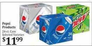 Rosauers Pepsi products offer