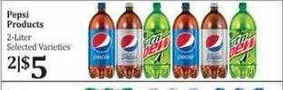 Rosauers Pepsi products offer