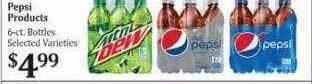 Rosauers Pepsi products offer