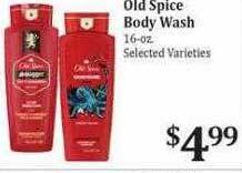 Rosauers Old spice body wash offer