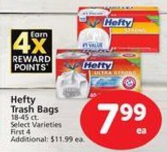 Safeway Hefty Trash Bags offer