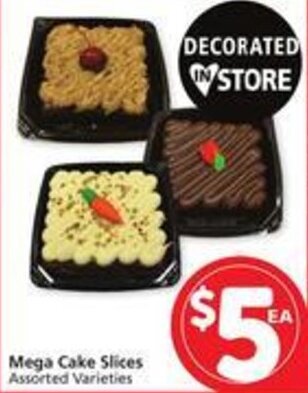 Safeway Mega Cake Slices offer