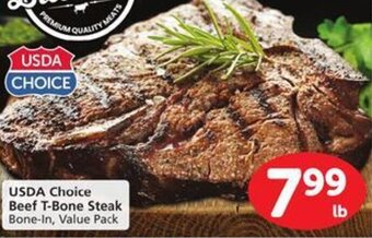 Safeway USDA Choice Beef T-Bone Steak offer